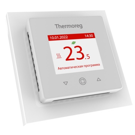 Комплект нагревательный мат Thermomat 210 Вт/м² + терморегулятор Thermoreg TI-970 White